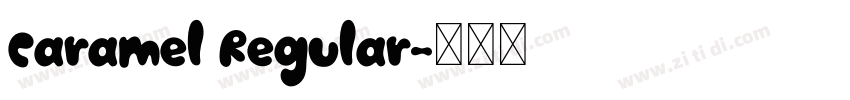 Caramel Regular字体转换